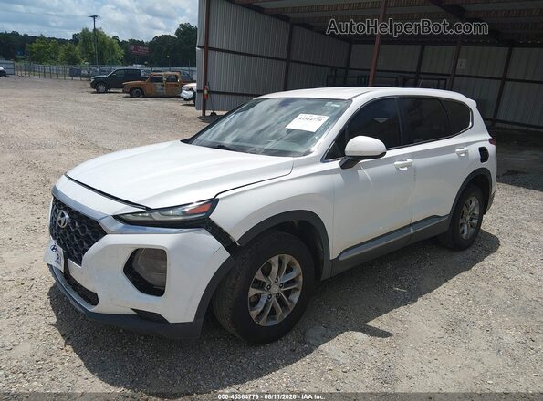 5NMS23AD5KH008300 2019 HYUNDAI SANTA FE White Przód lewy
