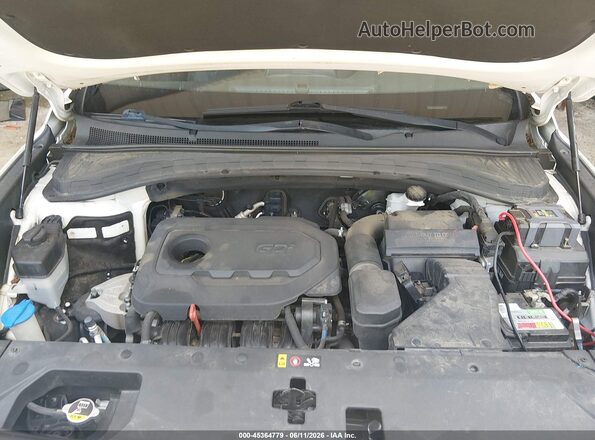 5NMS23AD5KH008300 2019 HYUNDAI SANTA FE White Widok z tyłu
