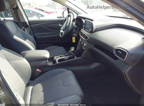 5NMS23AD6KH111158 2019 HYUNDAI SANTA FE Gray წინა სალონის ხედი