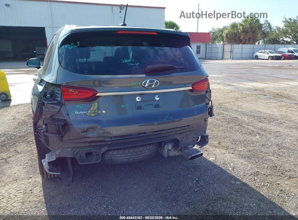5NMS23AD6KH111158 2019 HYUNDAI SANTA FE Gray წინა ხედი