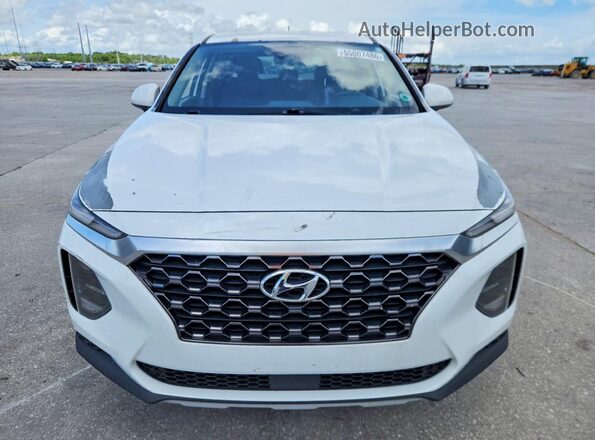 5NMS23AD6KH117140 2019 HYUNDAI SANTA Белый Вид спереди