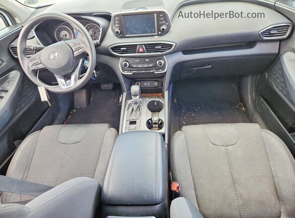 5NMS23AD6KH117140 2019 HYUNDAI SANTA Белый Вид панели приборов