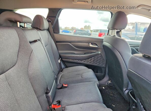 5NMS23AD6KH117140 2019 HYUNDAI SANTA Белый Вид задней части салона