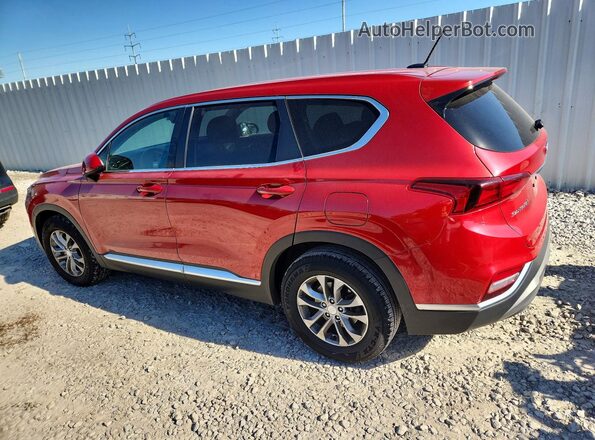 5NMS23AD6LH144887 2020 HYUNDAI SANTA Red Trasero izquierdo