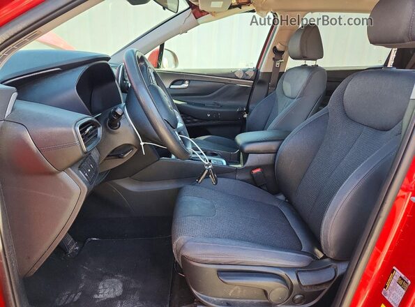 5NMS23AD6LH144887 2020 HYUNDAI SANTA Red Vista interior delantera
