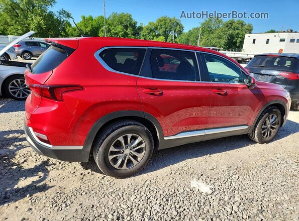 5NMS23AD6LH144887 2020 HYUNDAI SANTA Red Trasero derecho