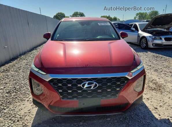 5NMS23AD6LH144887 2020 HYUNDAI SANTA Red Vista frontal