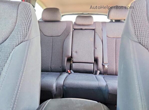 5NMS23AD6LH144887 2020 HYUNDAI SANTA Red Vista de los asientos traseros