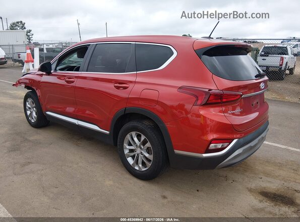 5NMS23AD6LH255875 2020 HYUNDAI SANTA FE Orange Tył lewy
