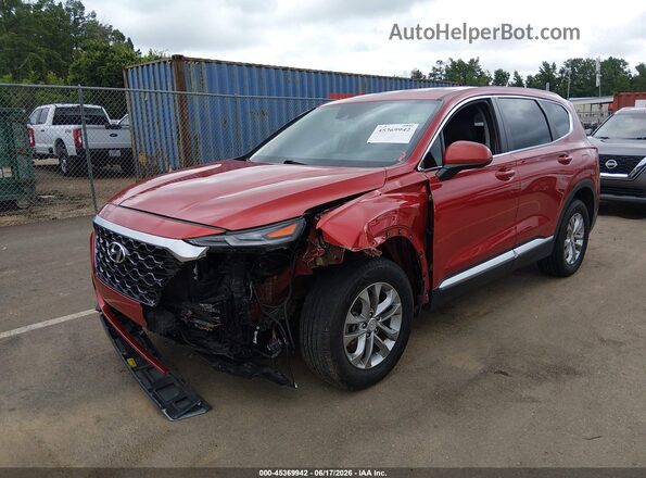 5NMS23AD6LH255875 2020 HYUNDAI SANTA FE Orange Widok z przodu
