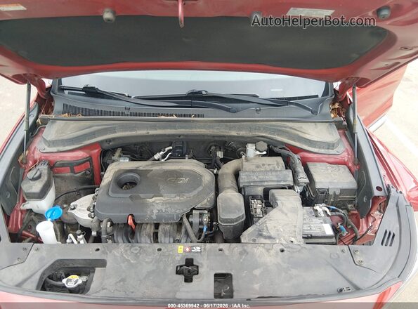 5NMS23AD6LH255875 2020 HYUNDAI SANTA FE Orange Widok z tyłu