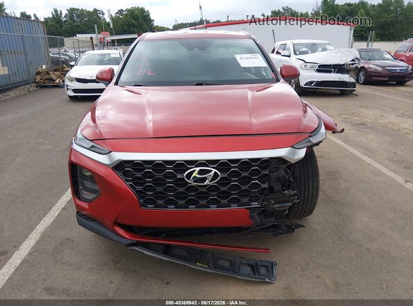 5NMS23AD6LH255875 2020 HYUNDAI SANTA FE Orange Widok wnętrza z tyłu