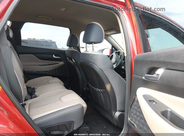 5NMS23AD6LH280484 2020 HYUNDAI SANTA FE Red Vista de la etiqueta del VIN