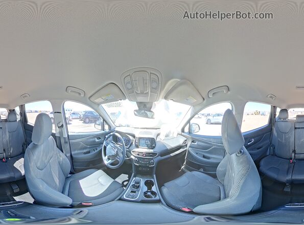 5NMS23AD7KH014664 2019 HYUNDAI SANTA Gray VIN კოდის სტიკერის ხედი