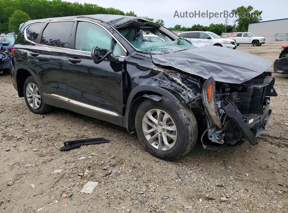 5NMS23AD7KH132293 2019 HYUNDAI SANTA Black Delantero derecho
