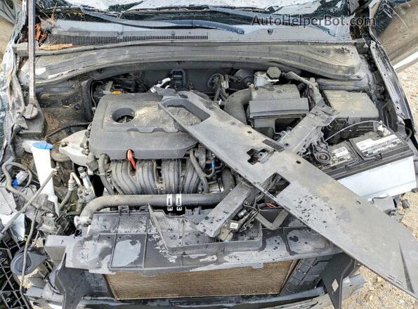 5NMS23AD7KH132293 2019 HYUNDAI SANTA Black Vista del compartimento del motor