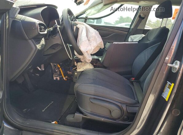 5NMS23AD7LH279957 2020 HYUNDAI SANTA Gray Widok wnętrza z przodu