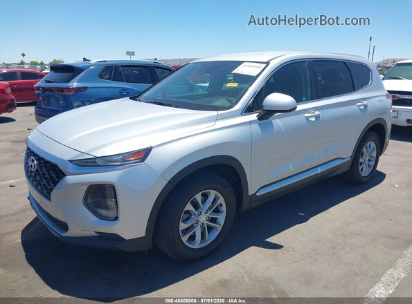 5NMS23AD8KH001096 2019 HYUNDAI SANTA FE Серебряный Передняя левая четверть
