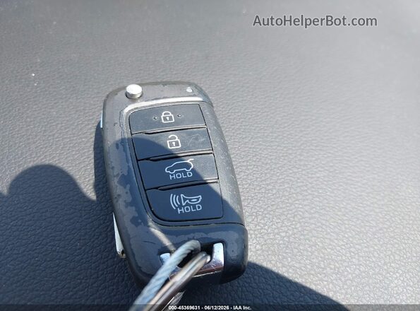 5NMS23AD8KH067082 2019 HYUNDAI SANTA FE Blue Widok deski rozdzielczej