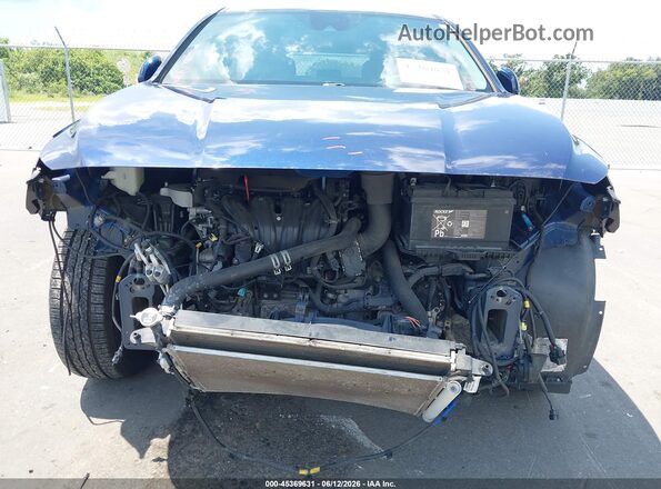 5NMS23AD8KH067082 2019 HYUNDAI SANTA FE Blue Widok z przodu
