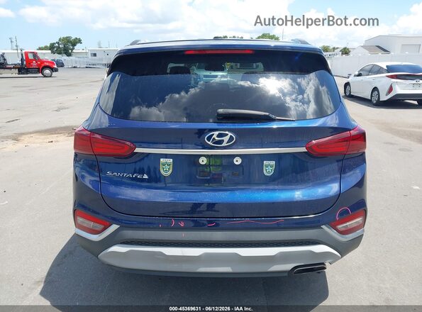 5NMS23AD8KH067082 2019 HYUNDAI SANTA FE Blue 