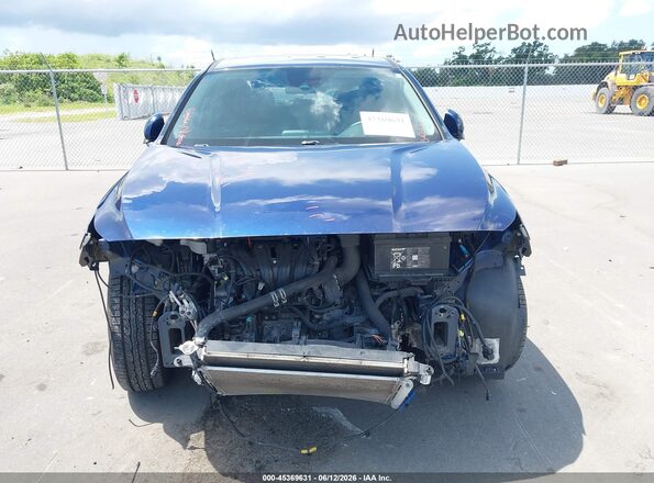 5NMS23AD8KH067082 2019 HYUNDAI SANTA FE Blue Widok zestawu wskaźników