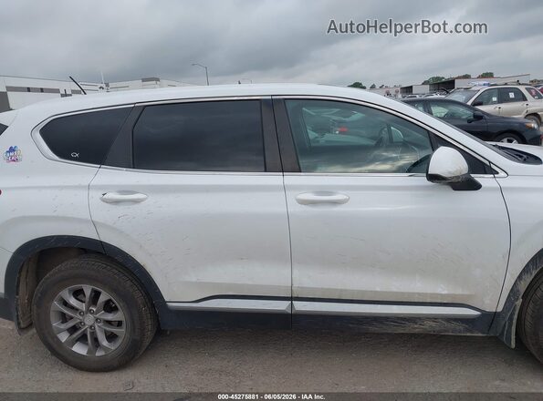 5NMS23AD8LH141327 2020 HYUNDAI SANTA FE White Rear interior view