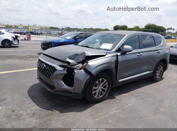 5NMS23AD9KH031773 2019 HYUNDAI SANTA FE Серый Вид спереди