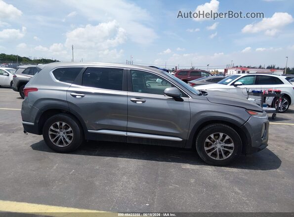 5NMS23AD9KH031773 2019 HYUNDAI SANTA FE Серый Вид задней части салона