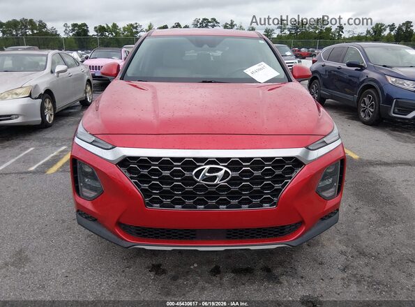 5NMS23AD9LH248533 2020 HYUNDAI SANTA FE Red Vista del cuadro de instrumentos