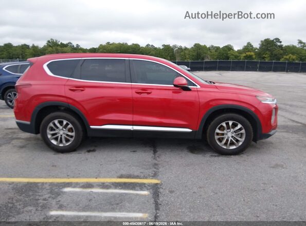 5NMS23AD9LH248533 2020 HYUNDAI SANTA FE Red Vista interior trasera