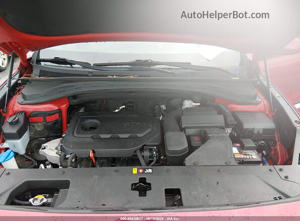 5NMS23AD9LH248533 2020 HYUNDAI SANTA FE Red Rear view