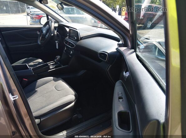 5NMS23ADXKH096714 2019 HYUNDAI SANTA FE Gray Вид салону спереду