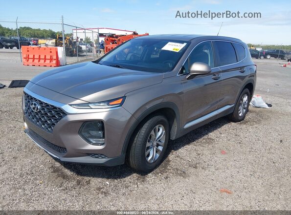 5NMS23ADXKH096714 2019 HYUNDAI SANTA FE Gray Передня ліва чверть