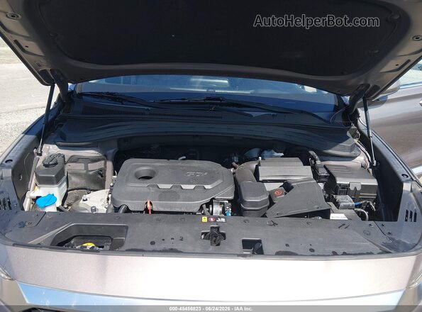 5NMS23ADXKH096714 2019 HYUNDAI SANTA FE Gray Вид ззаду