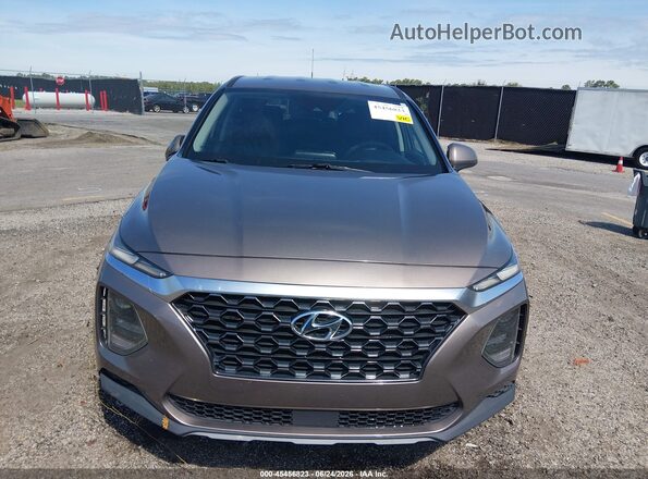 5NMS23ADXKH096714 2019 HYUNDAI SANTA FE Gray Вид щитка приладів
