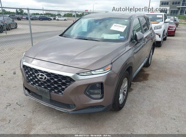 5NMS23ADXLH244894 2020 HYUNDAI SANTA FE Brown Front left