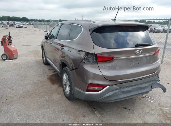 5NMS23ADXLH244894 2020 HYUNDAI SANTA FE Brown Rear left