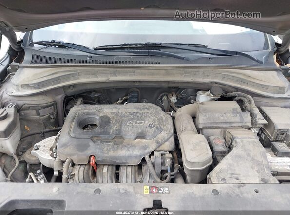 5NMS23ADXLH244894 2020 HYUNDAI SANTA FE Brown Rear view