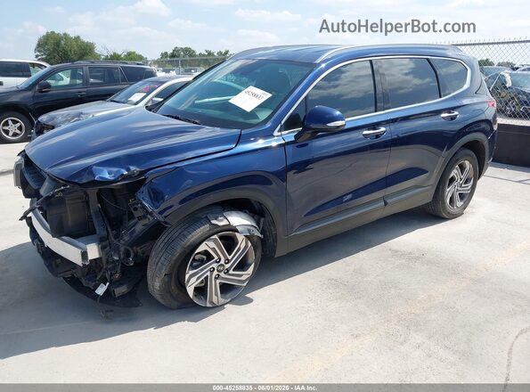 5NMS24AJ0PH596027 2023 HYUNDAI SANTA FE Dark Blue Передняя левая четверть
