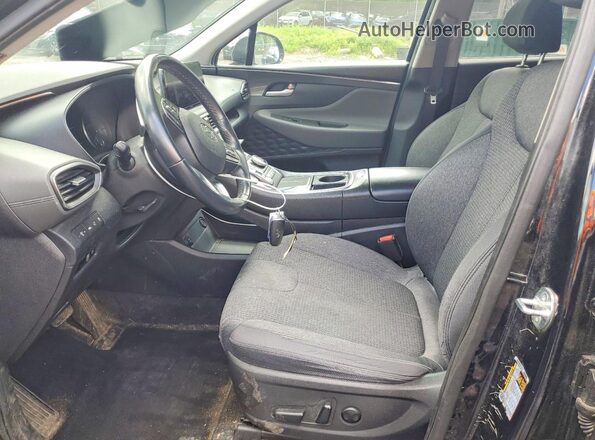 5NMS24AJ1PH619251 2023 HYUNDAI SANTA Black წინა სალონის ხედი