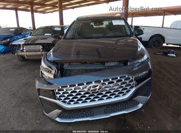 5NMS24AJ4NH409336 2022 HYUNDAI SANTA FE Gray Vista del cuadro de instrumentos