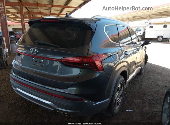 5NMS24AJ4NH409336 2022 HYUNDAI SANTA FE Gray Trasero derecho
