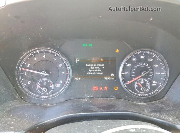 5NMS24AJ4PH549339 2023 HYUNDAI SANTA Gray ხელსაწყოთა პანელის ხედი