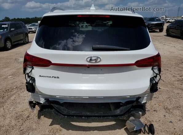 5NMS24AJ6NH446629 2022 HYUNDAI SANTA White უკანა ხედი