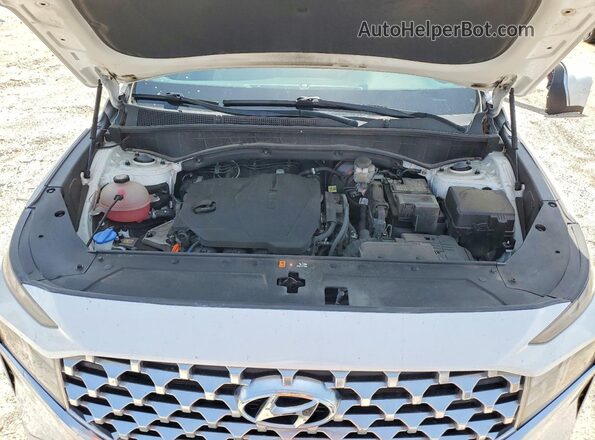 5NMS24AJ6NH446629 2022 HYUNDAI SANTA White ძრავის განყოფილების ხედი