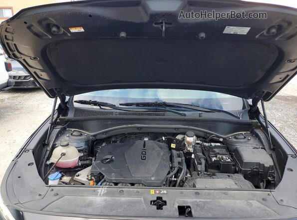 5NMS24AJ9NH388970 2022 HYUNDAI SANTA Black Widok wnętrza z tyłu