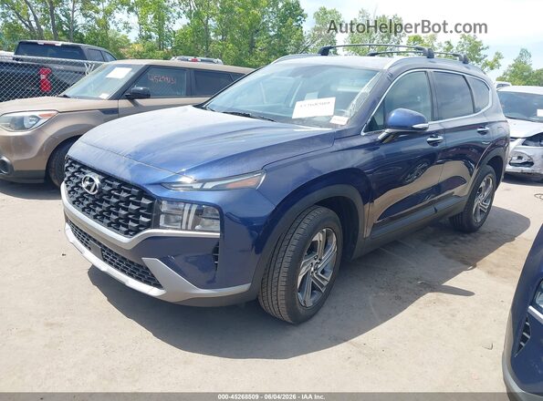 5NMS24AJXPH545747 2023 HYUNDAI SANTA FE Синий Передняя левая четверть
