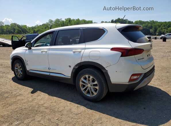 5NMS2CAD0KH102651 2019 HYUNDAI SANTA White უკანა მარცხენა