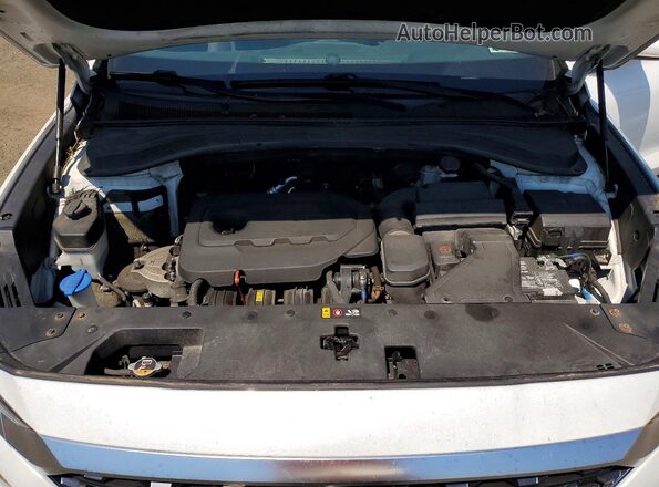 5NMS2CAD0KH102651 2019 HYUNDAI SANTA White ძრავის განყოფილების ხედი